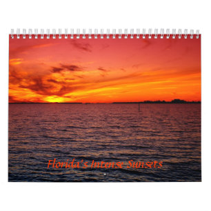 Calendario Las puestas del sol intensas de la Florida