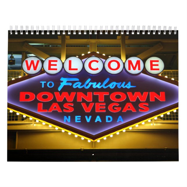 Calendario Las Vegas by Night (Tapa)
