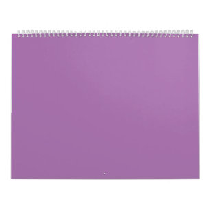 Calendario Lavanda #AD7682, púrpura pastel