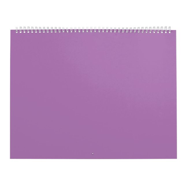 Calendario Lavanda #AD7682, púrpura pastel (Tapa)