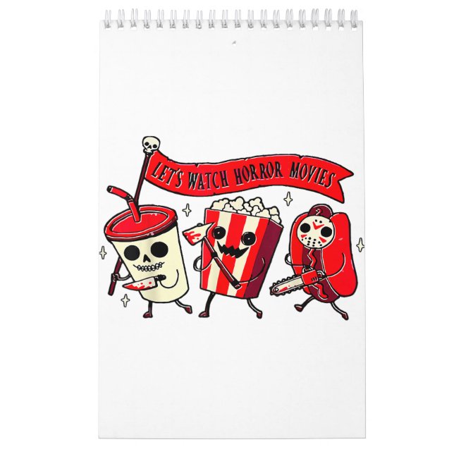 Calendario Lazy Halloween Vestimenta a las mujeres hombres as (Tapa)