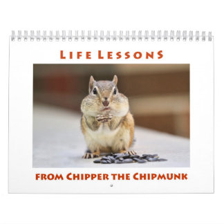 Calendario Lecciones de la vida de Chipper the Chipmunk Calen