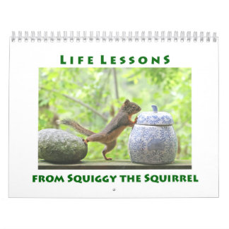 Calendario Lecciones de la vida de Squiggy the Squirrel Calen