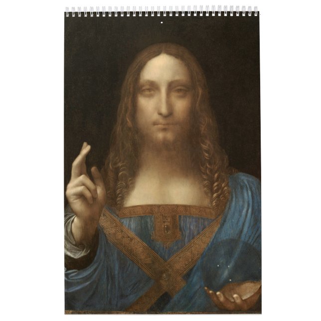 Calendario Leonardo Da Vinci - Salvator Mundi (Tapa)