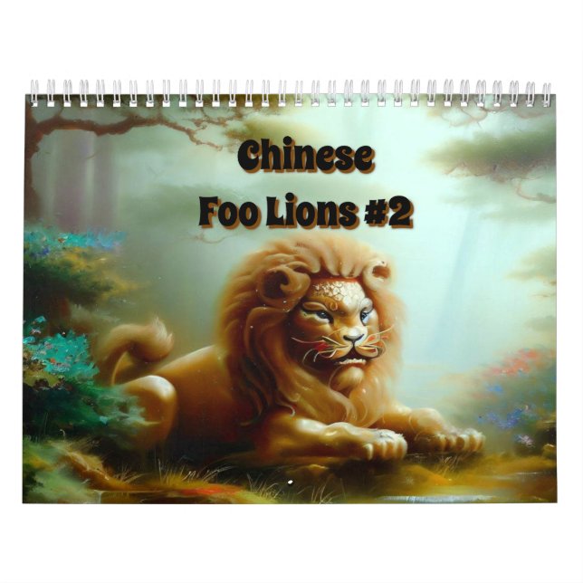 Calendario Leones para los pies chinos #2 (Tapa)