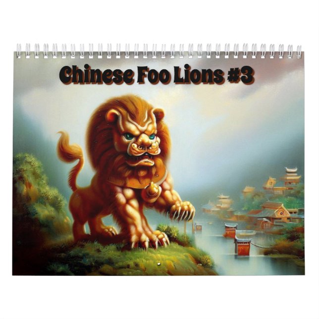 Calendario Leones para los pies chinos #3 (Tapa)