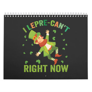 Calendario Lepre-Can't Now Funny St Patrick's Day