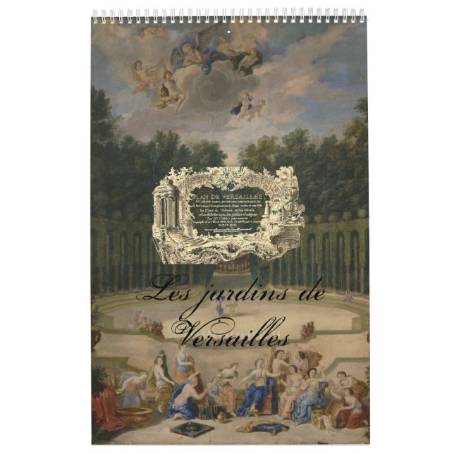Calendario Les jardins de Versailles - Gardens of Versailles (Tapa)