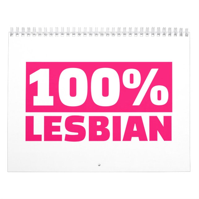 Calendario Lesbiana del 100% (Tapa)