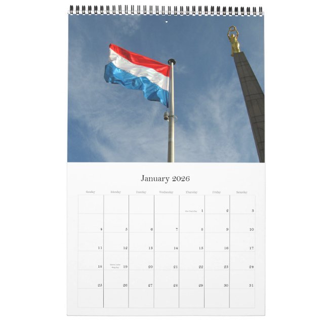 Calendario Lëtzebuerg 2014 (Jan 2026)