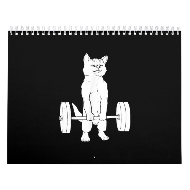 Calendario Levantamiento De Pesas Y Gimnasio (Tapa)