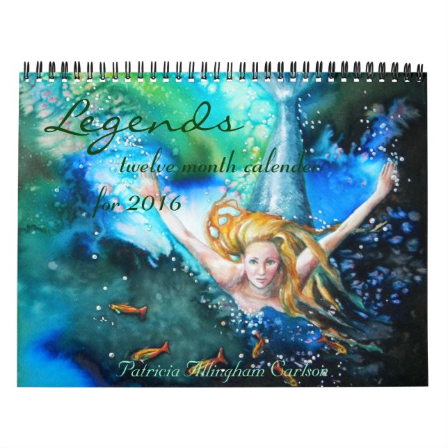 Calendario Leyendas- Calender de 12 meses (Tapa)