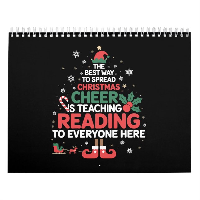Calendario Leyendo al profesor Navidades Elf Xmas Cheer (Tapa)