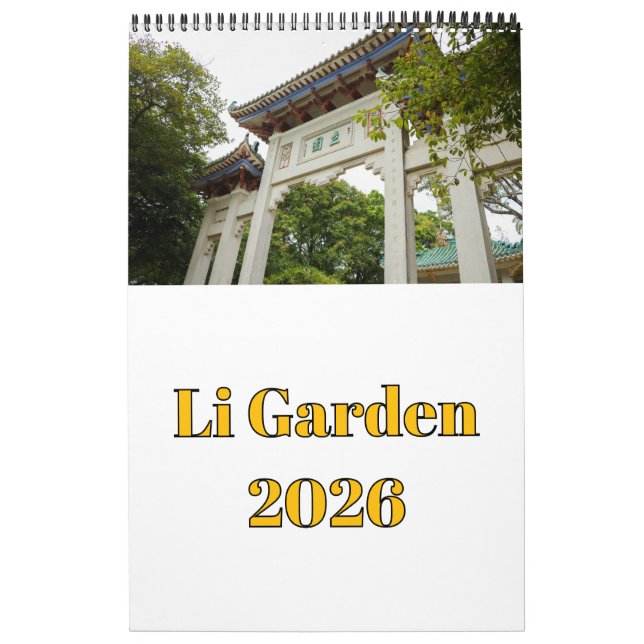 Calendario Li Garden Series: Viaje por las estaciones 2026 (Tapa)