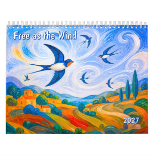 Calendario Libre como el viento
