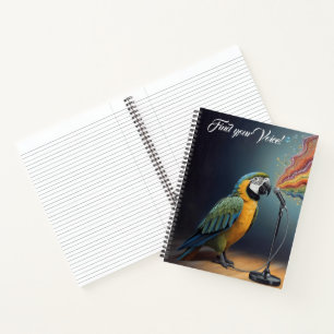 calendario libreta planeador de loro inspirador