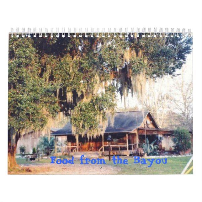 Calendario Libro del cocinero de las recetas de Cajun (Tapa)