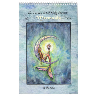Calendario Libro ilustrado de sirenas Portfolio Molly Harriso