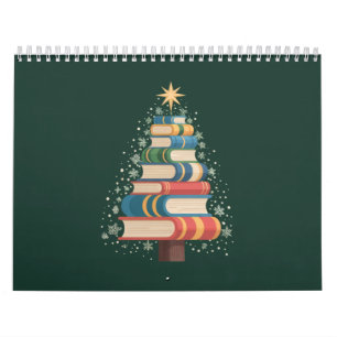 Calendario Libros de Navidad para maestros árbol regalos de l