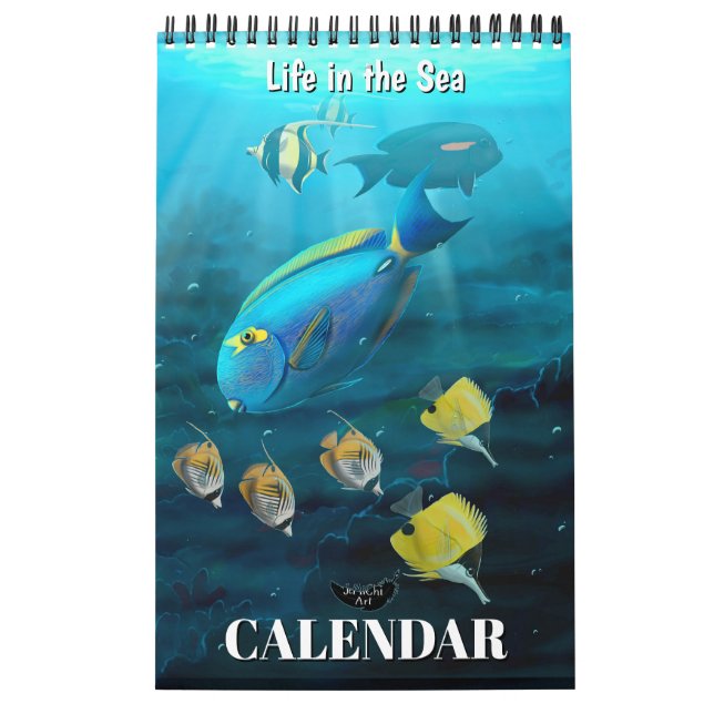 Calendario Life in the Sea calendar (Tapa)