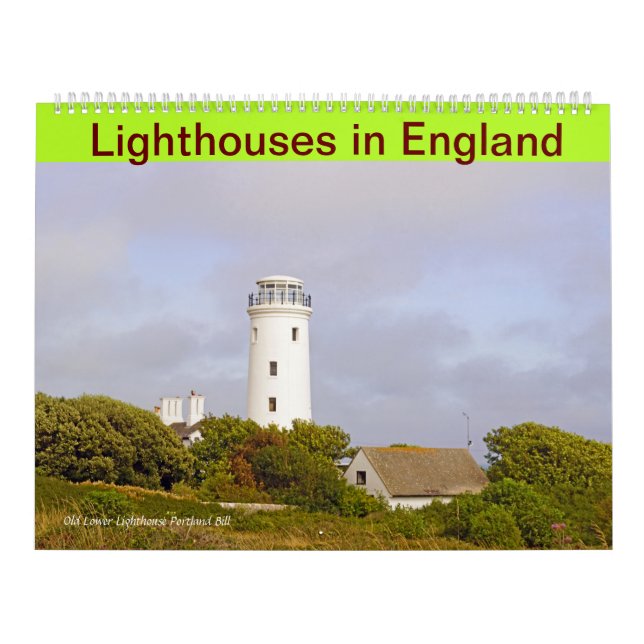 Calendario Lighthouses in England (Tapa)