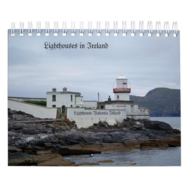 Calendario Lighthouses in Ireland - calendar (Tapa)