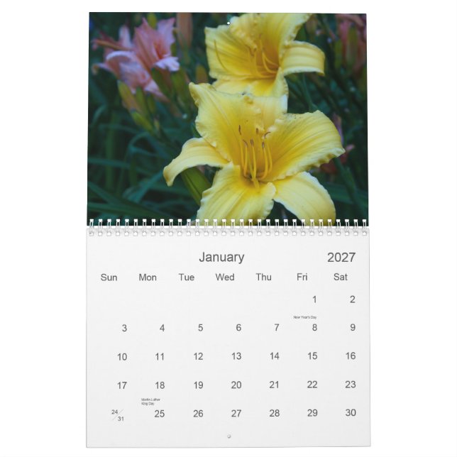Calendario Lillies (Jan 2027)
