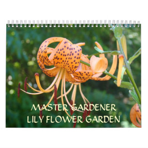 Calendario LILY FLOWERS CALENDARS Master Gardener gifts