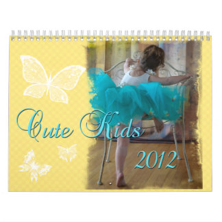 Calendario lindo 2012 de los niños