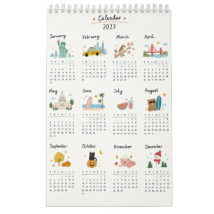 Calendario lindo 2027
