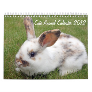 calendario lindo de los animales 2012