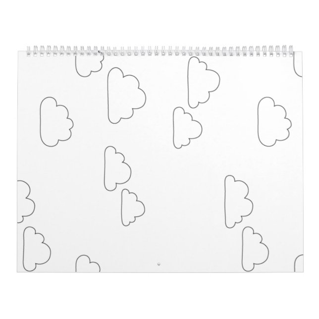 Calendario Line Art, Alabaster (Tapa)