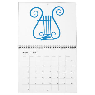 Calendario Lira Azul