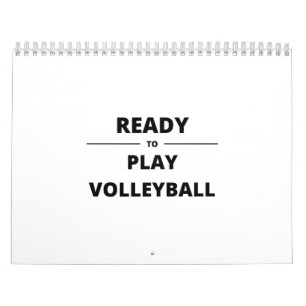 CALENDARIO LISTO PARA JUGAR VOLEIBOL