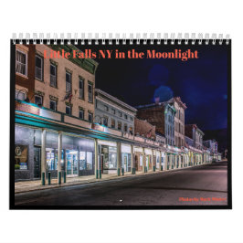 Calendario Little Falls in the Moonlight
