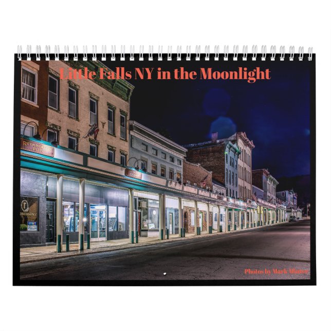 Calendario Little Falls in the Moonlight (Tapa)