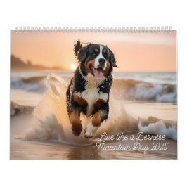 Calendario Live Like A Bernese 2025 Wall Calendar