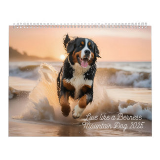 Calendario Live Like A Bernese 2025 Wall Calendar