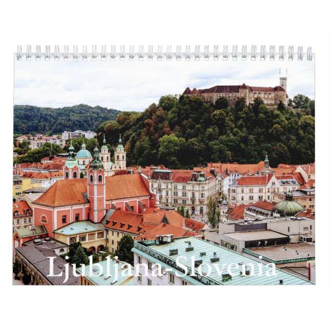 Calendario Ljubljana-Slovenia Calendar (Tapa)