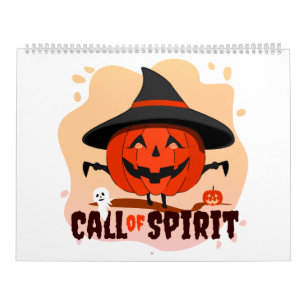 Calendario Llamado de Espíritu de Halloween