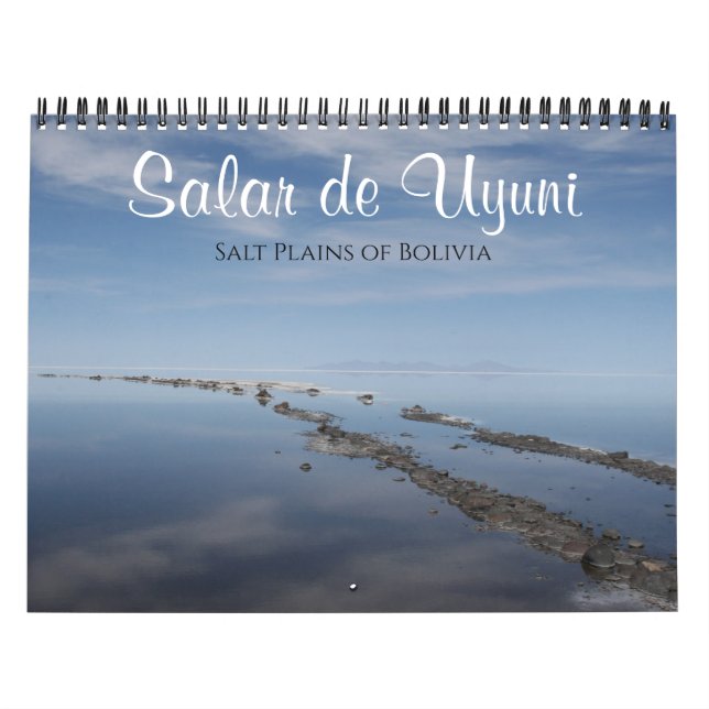 Calendario llanuras de sal de uyuni (Tapa)