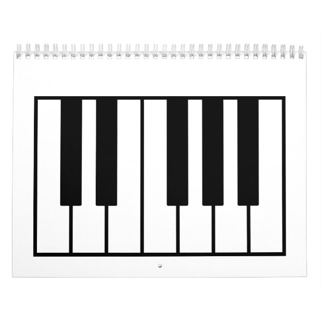 Calendario Llaves del piano (Tapa)