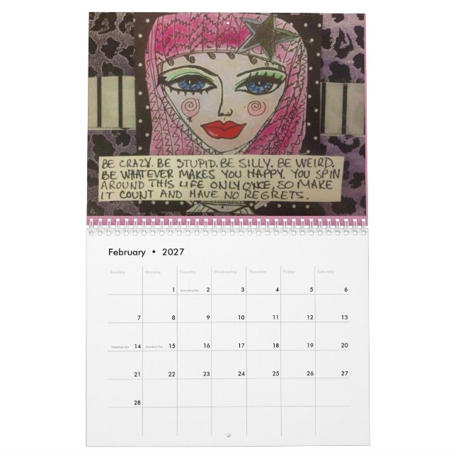 CALENDARIO LLENADO DE MÚN ARTE DEL CHICA (Feb 2027)