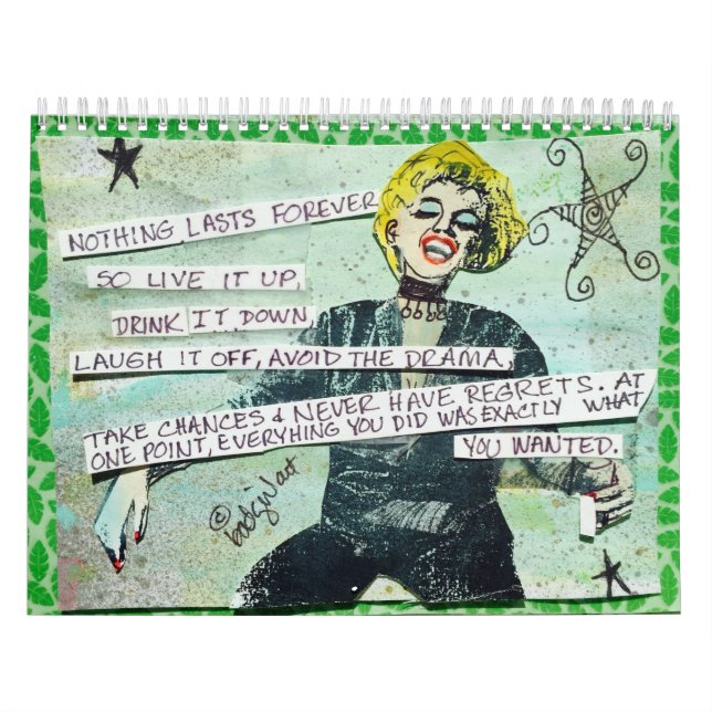 CALENDARIO LLENO DE ARTE CHICA MALO (Tapa)