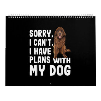 Calendario Lo Siento, No Puedo Tener Planes Con Mi Perro De T