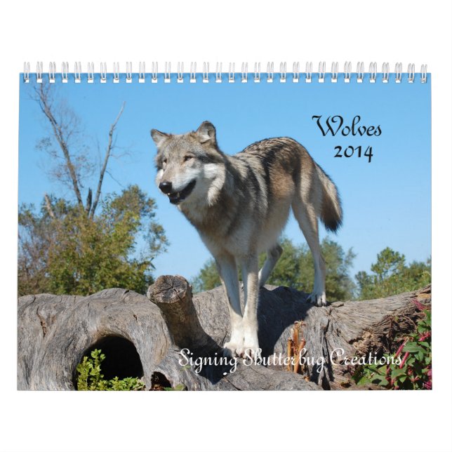 Calendario - lobos - 2014 (Tapa)