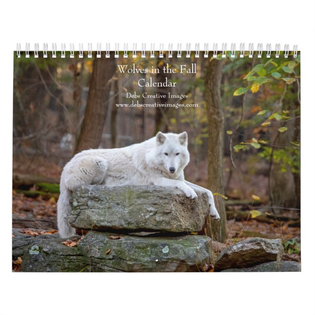 Calendario Lobos en otoño de 2026 (Tapa)