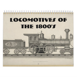 Calendario Locomotoras de los 1800s
