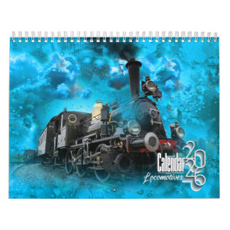 Calendario Locomotoras de Vapor Antiguas