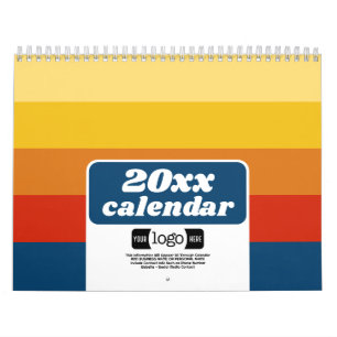 Calendario Logo de 2024 - Regalo comercial - Patrones interes